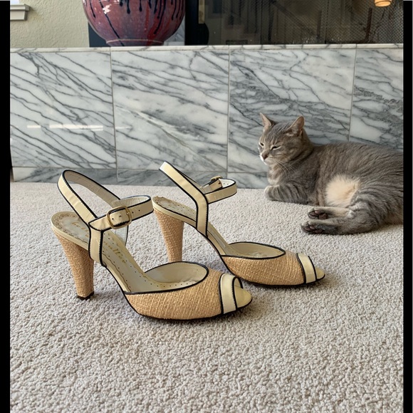 bettye muller Shoes - Made in Italy Bettye Muller peep-toe heels, sz 39.